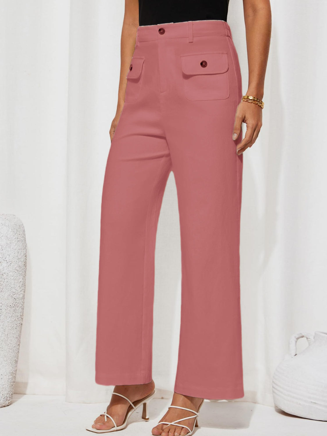 High Waist Wide Leg Pants - felvior