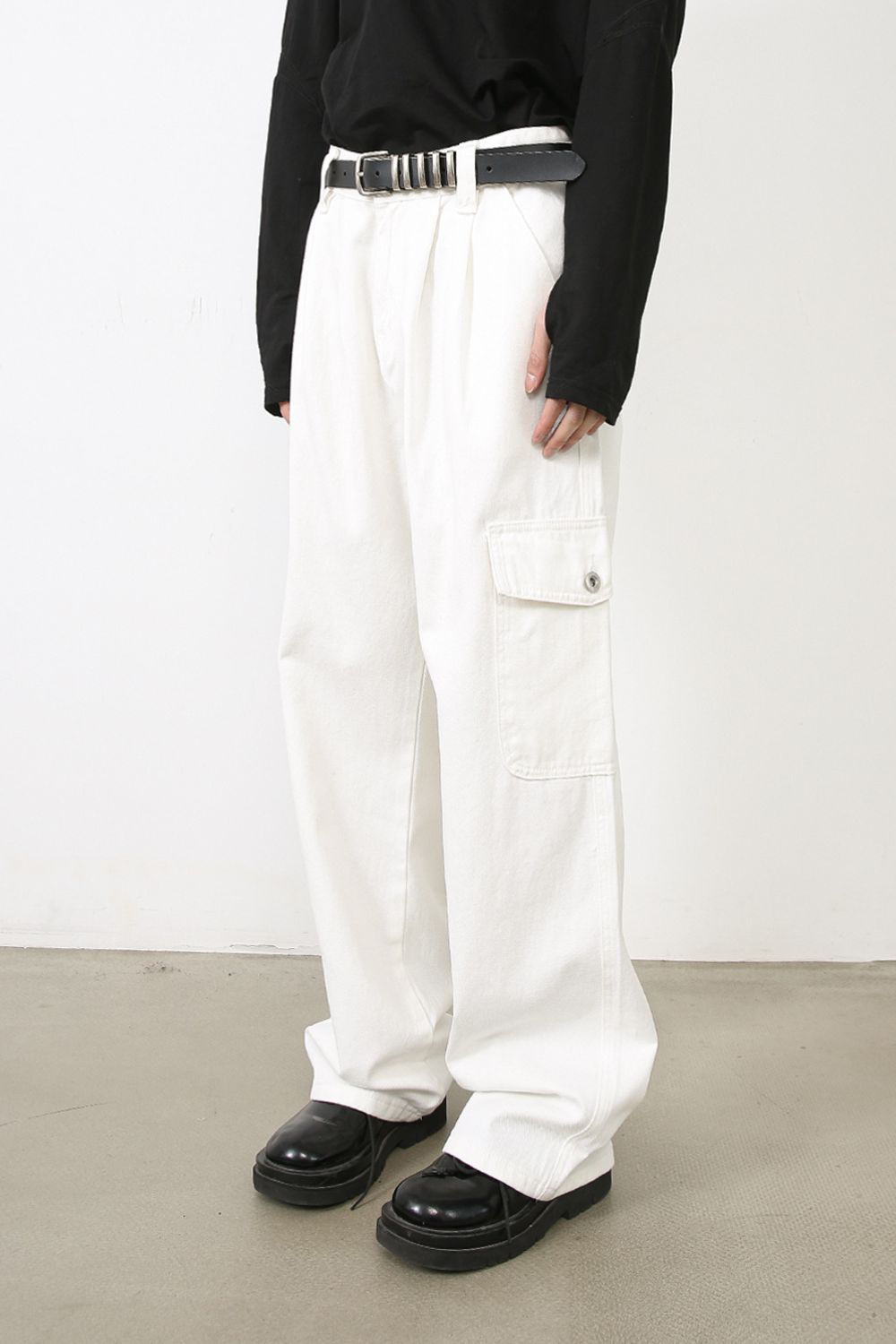 Men's Loose Fit Cargo Jeans Zweitbild