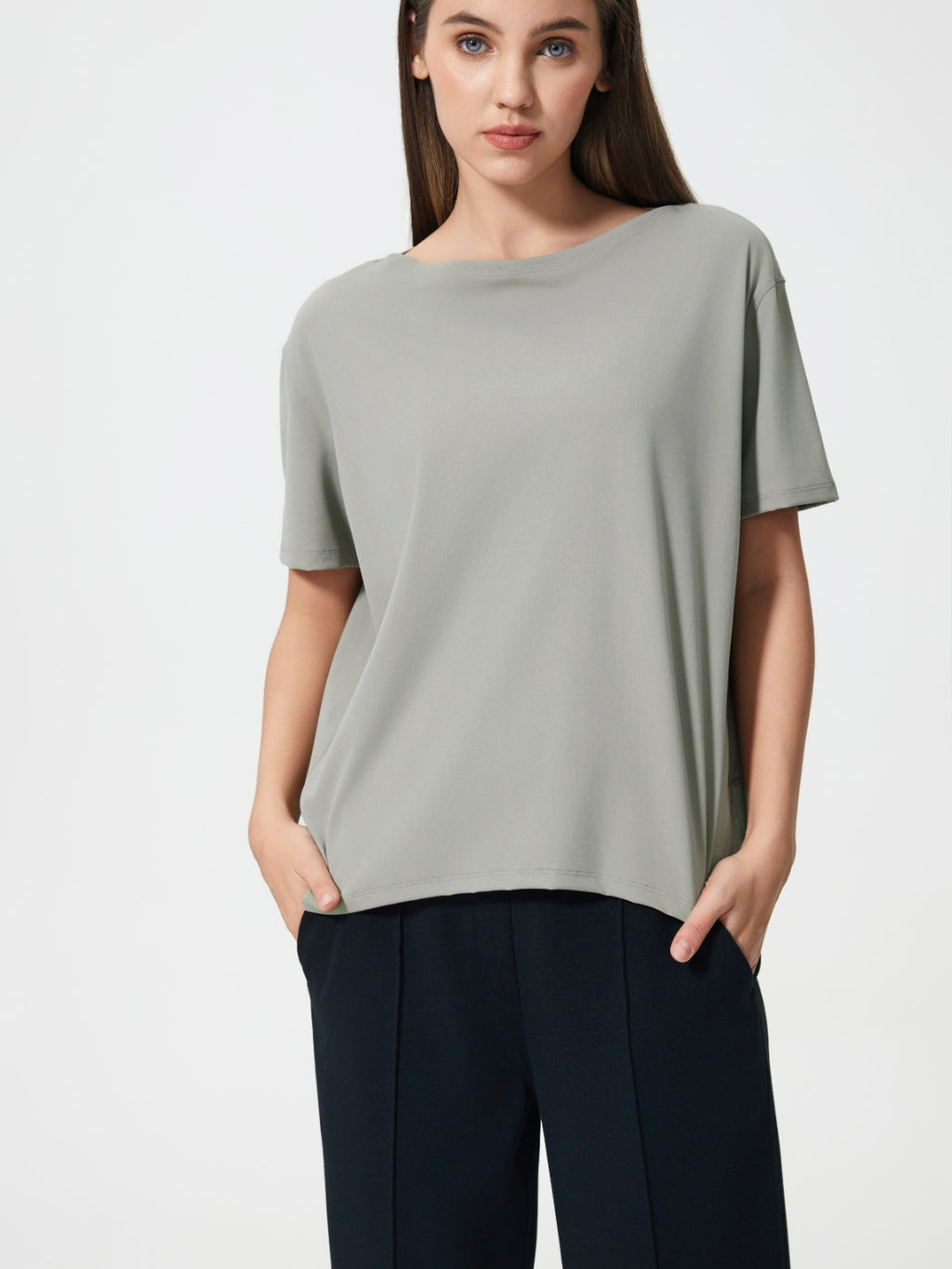 Millennia Round Neck Short Sleeve Active T-Shirt
