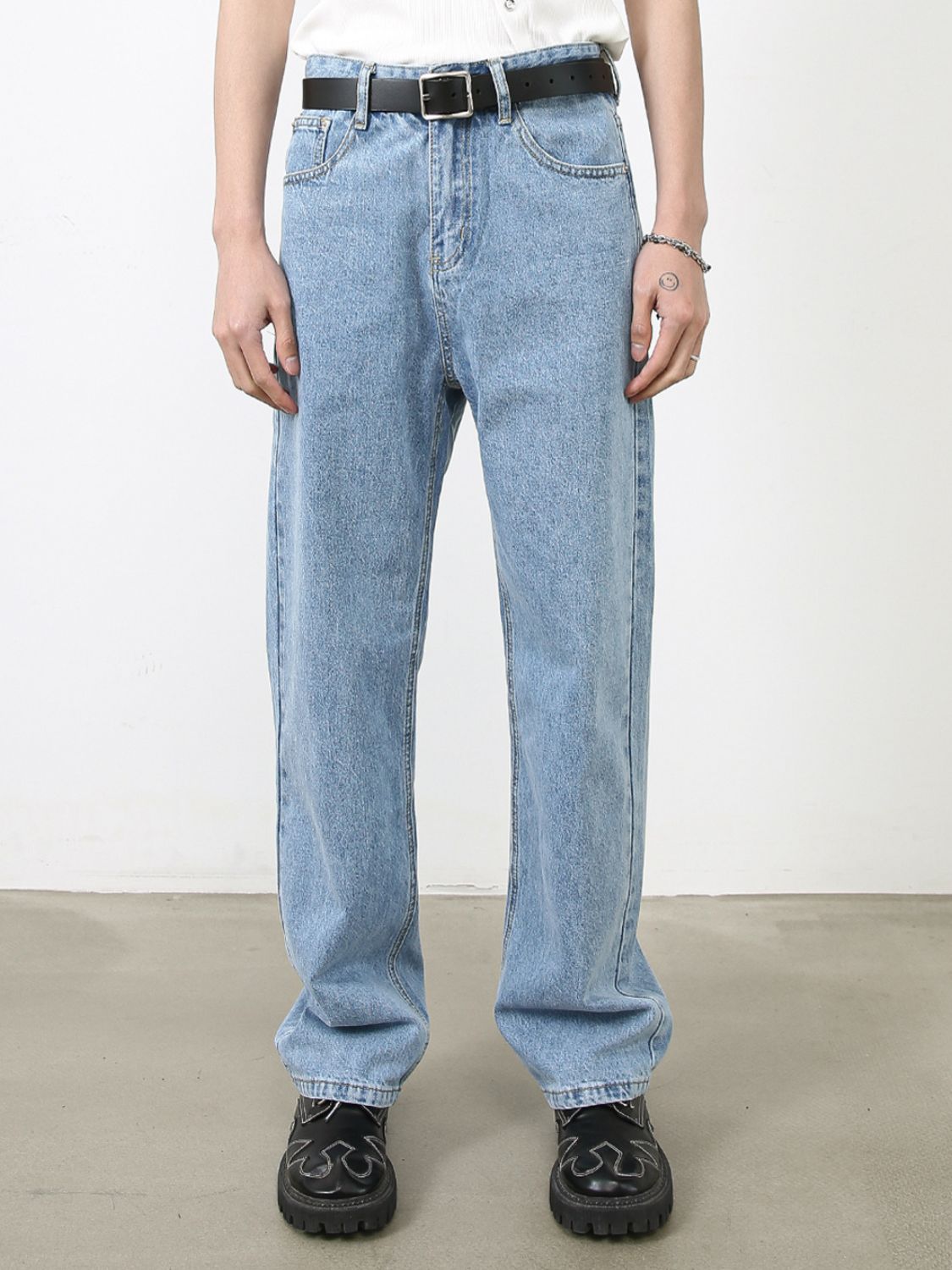 Men's Straight Leg Jeans - felvior
