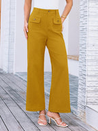 High Waist Wide Leg Pants