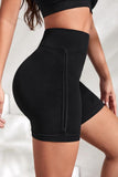 Slim Fit High Waistband Active Shorts - felvior