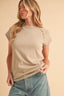 Aemi+Co Round Neck Short Sleeve T-Shirt