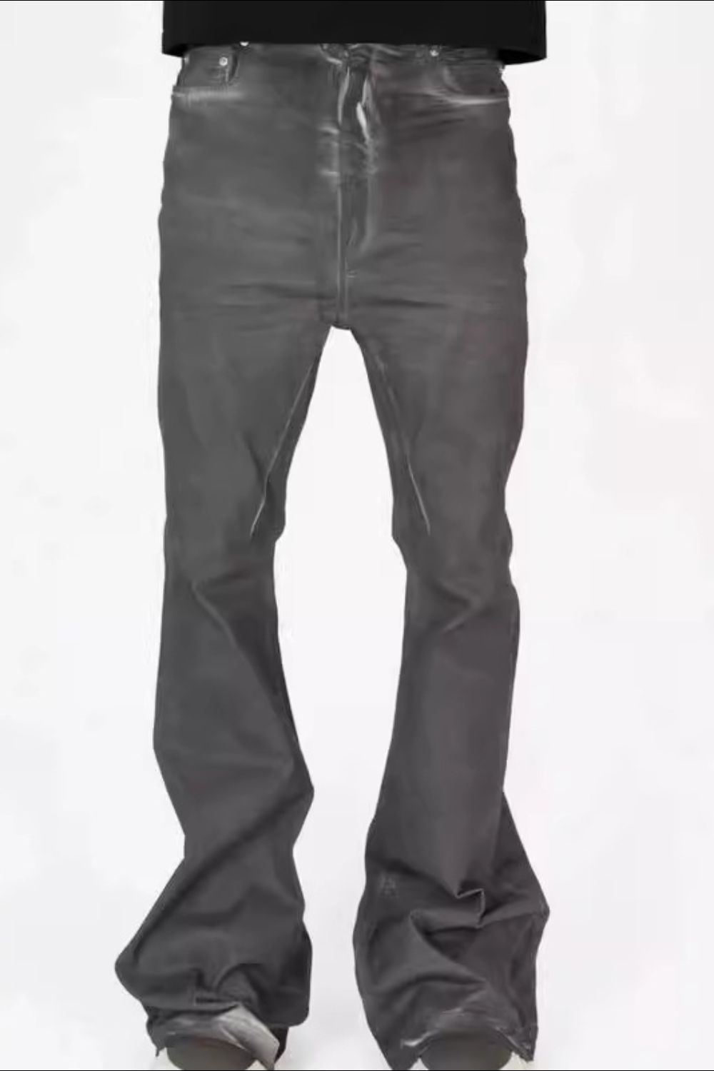 Men's Washed Flare Jeans - felvior