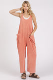 Mittoshop Scoop Neck Wide Leg Overalls - felvior