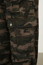 Men's Camouflage Jeans with Cargo Pockets