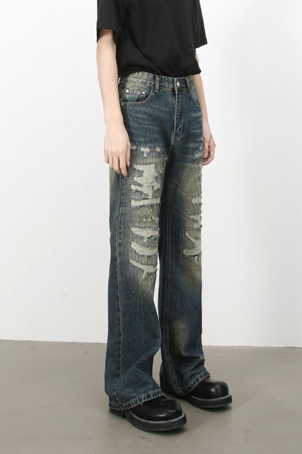 Men's Distressed Jeans Zweitbild
