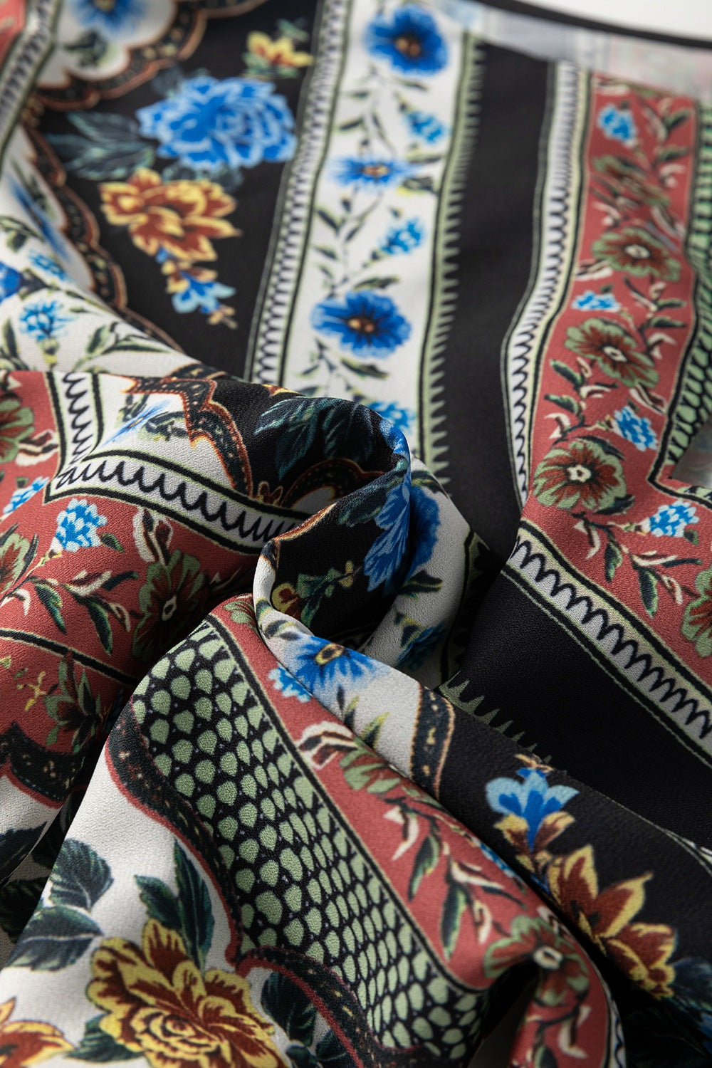 Mixed Floral Chevron Pattern Cami