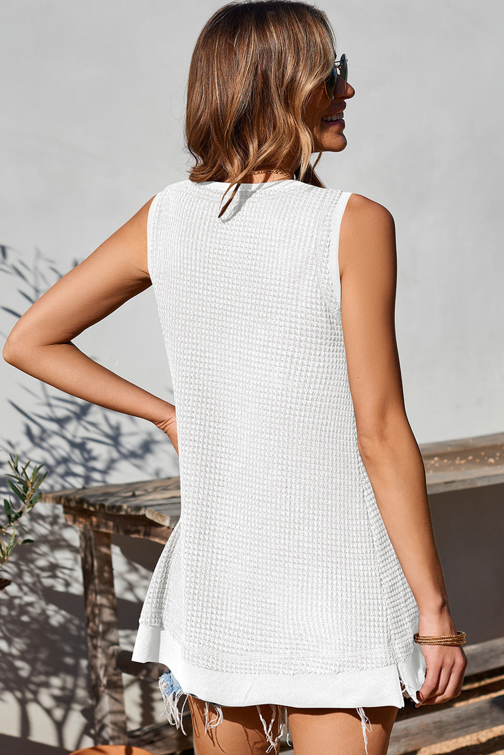 Graphic Wide Strap Tank Secondary image