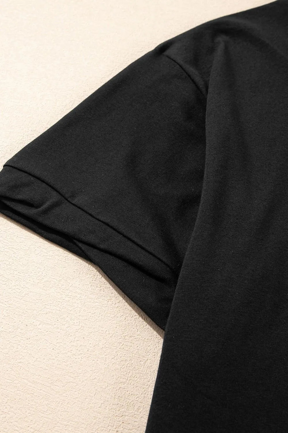 Loose Half Sleeve Hi Low Hem T Shirt