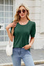 Round Neck Short Sleeve T-Shirt