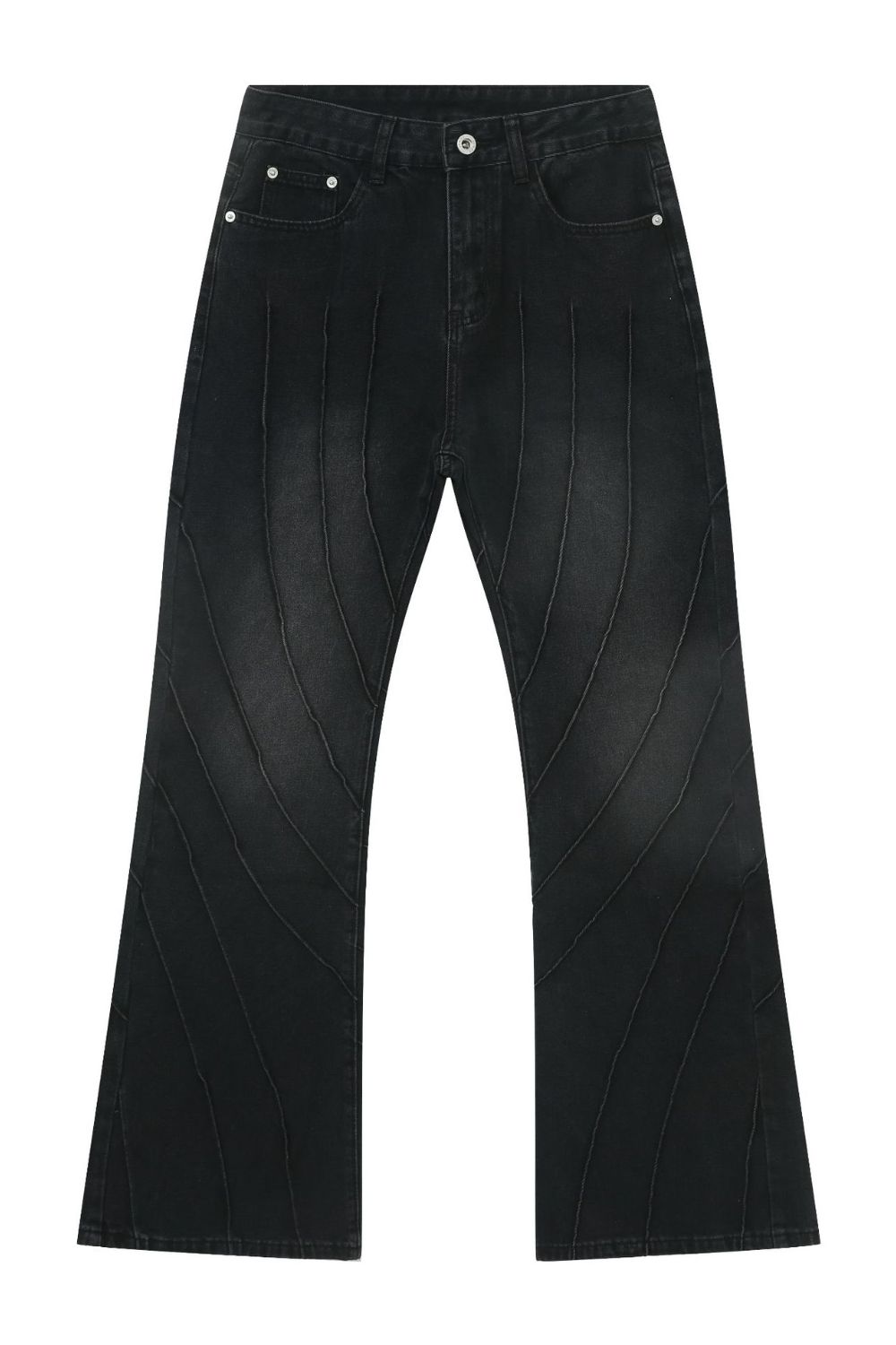 Men's Exposed Seam Jeans with Pockets
