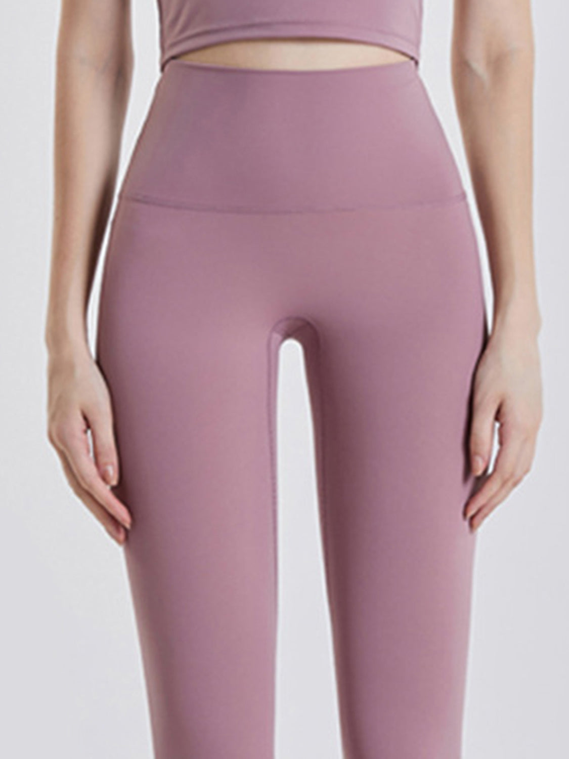 Wide Waistband Sports Leggings - felvior