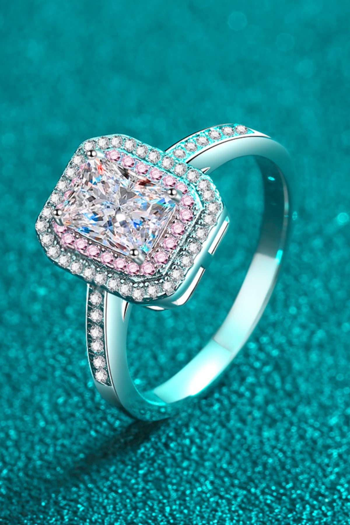 1 Carat Moissanite 925 Sterling Silver Ring - felvior