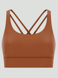 Millennia Crisscross Scoop Neck Active Tank - felvior