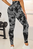 Tie-Dye High Waist Active Leggings - felvior