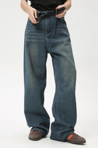 Men's Mid Rise Straight Leg Jeans