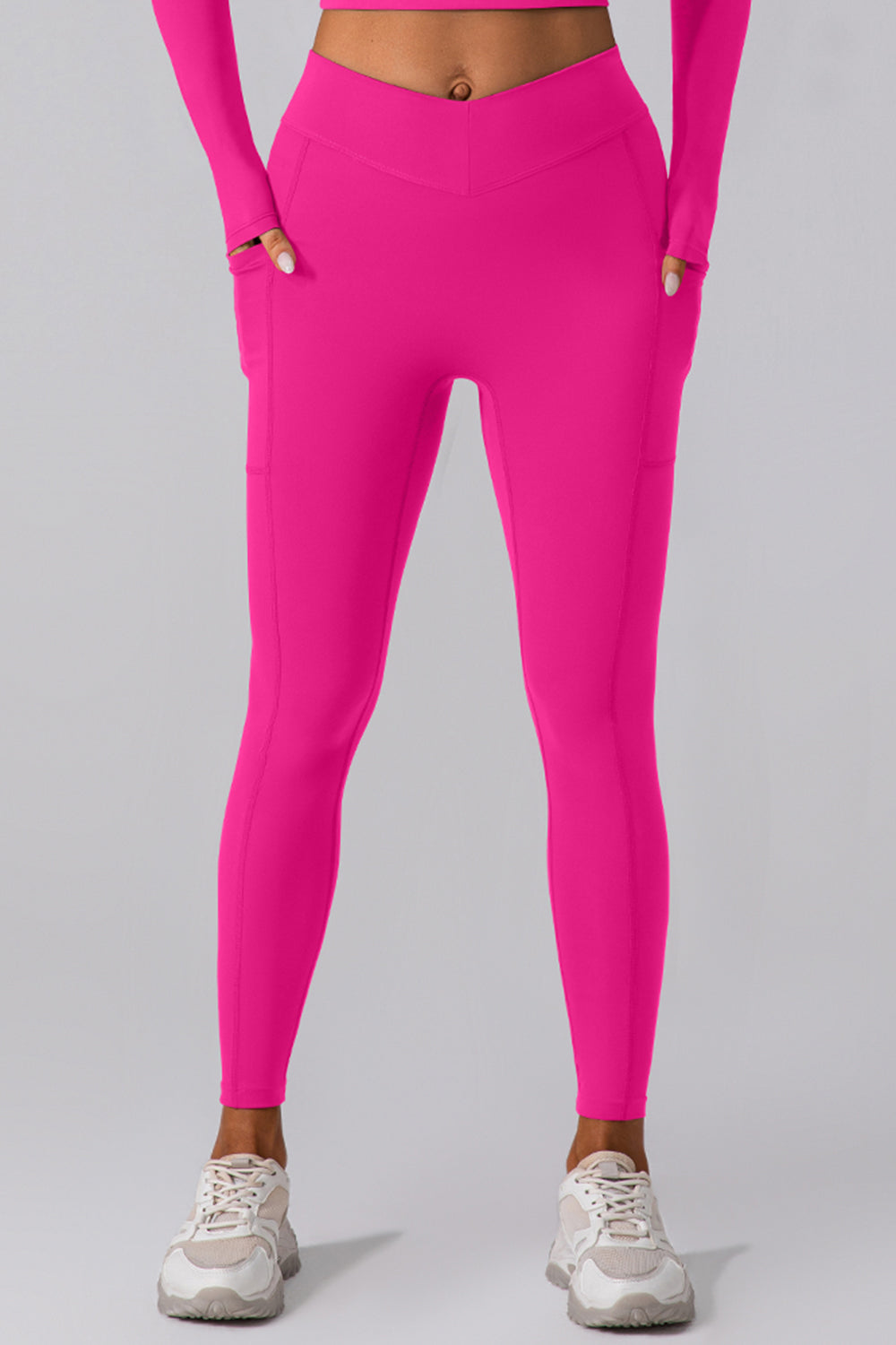High Waist Active Leggings with Pockets - felvior