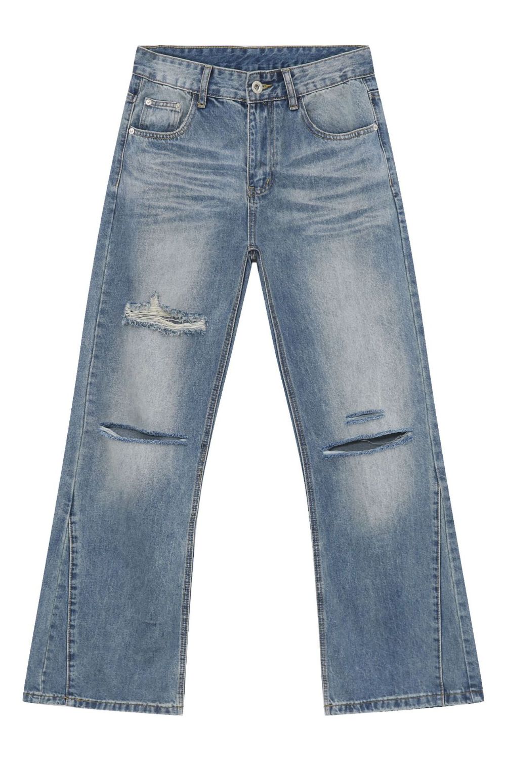 Men's Distressed Jeans - felvior
