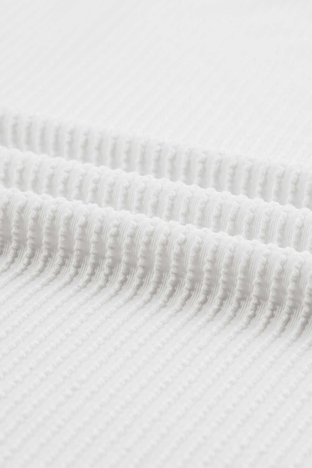 Color Block Ribbed Knit Three-Quarter Sleeve Top