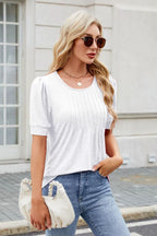 Round Neck Short Sleeve T-Shirt
