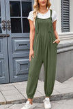Lovelet Knotted Strap Overalls with Pockets - felvior