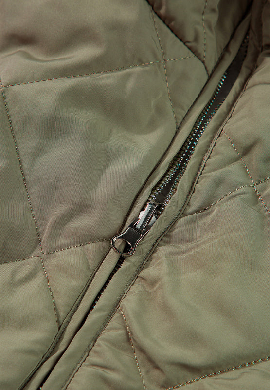 Fuzzy Zip Up Vest Coat with Pockets - felvior
