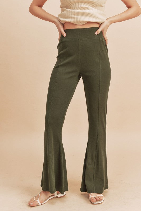 Aemi + Co High Waist Flare Pants - felvior