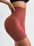 Seamless High Waist Active Shorts - felvior