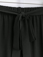 Printed Ruffled Cap Sleeve Top and Pants Set