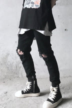 Men's Distressed Skinny Jeans