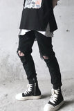 Men's Distressed Skinny Jeans - felvior