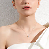 1 Carat Moissanite 925 Sterling Silver Necklace - felvior