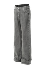 Men's Straight Leg Jeans with Pockets