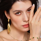 Stainless Steel Dangle Earrings - felvior