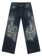 Men's Distressed Jeans with Pockets