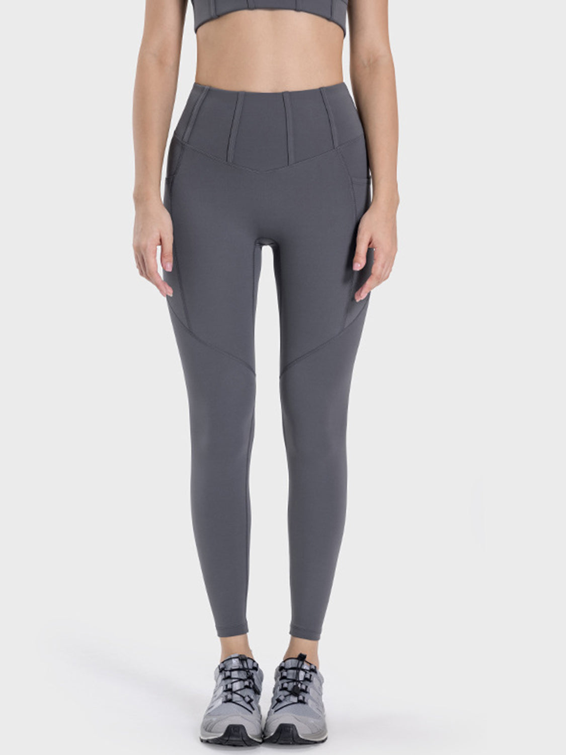 Millennia Pocketed High Waist Active Leggings - felvior