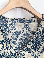 Printed Ruffled Cap Sleeve Top and Pants Set