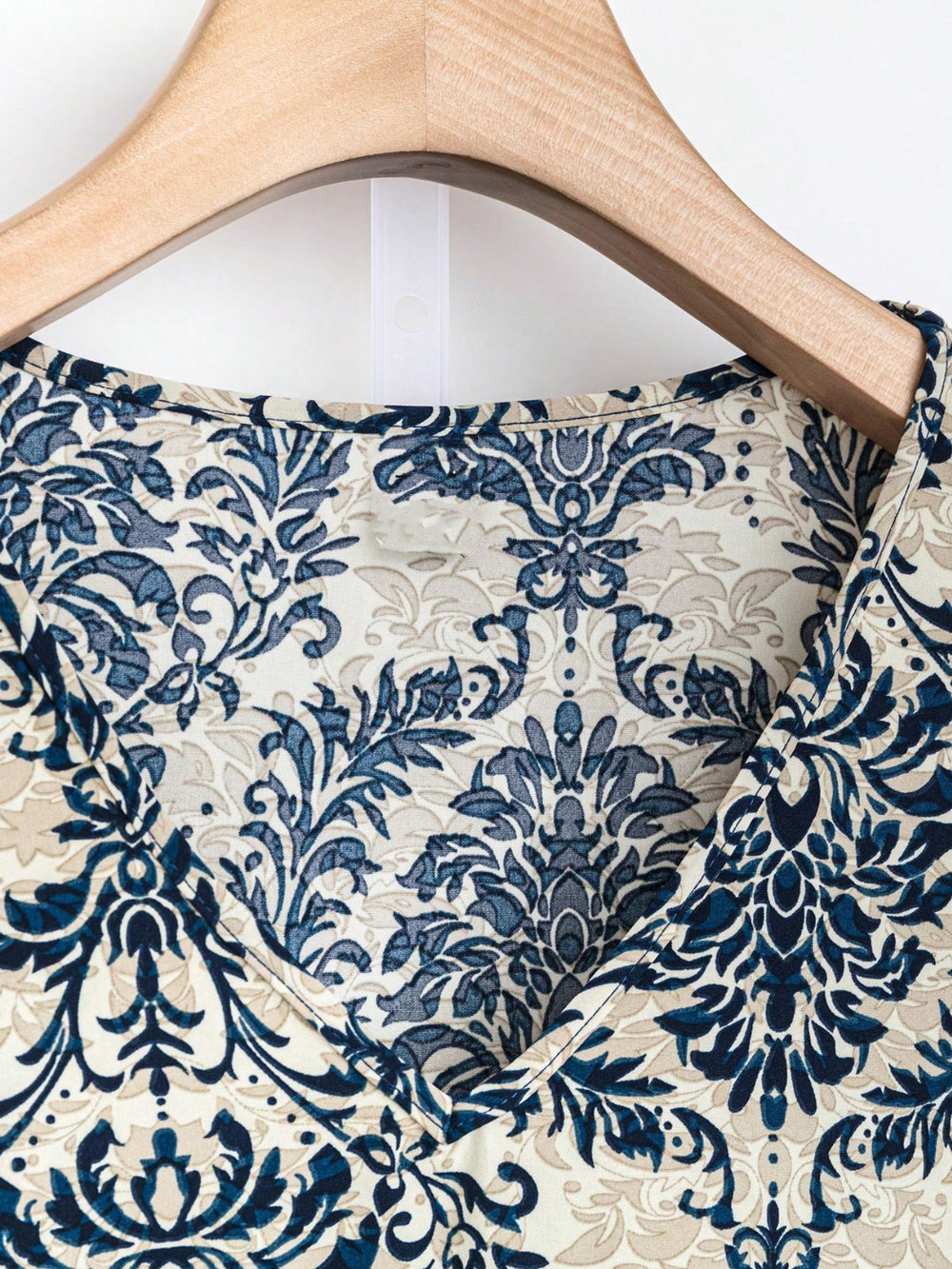 Printed Ruffled Cap Sleeve Top and Pants Set