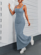 Ribbed Maxi Tank Dress