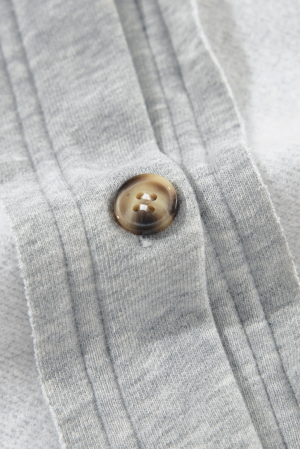Pocketed Curved Hem Button Up Vest - felvior