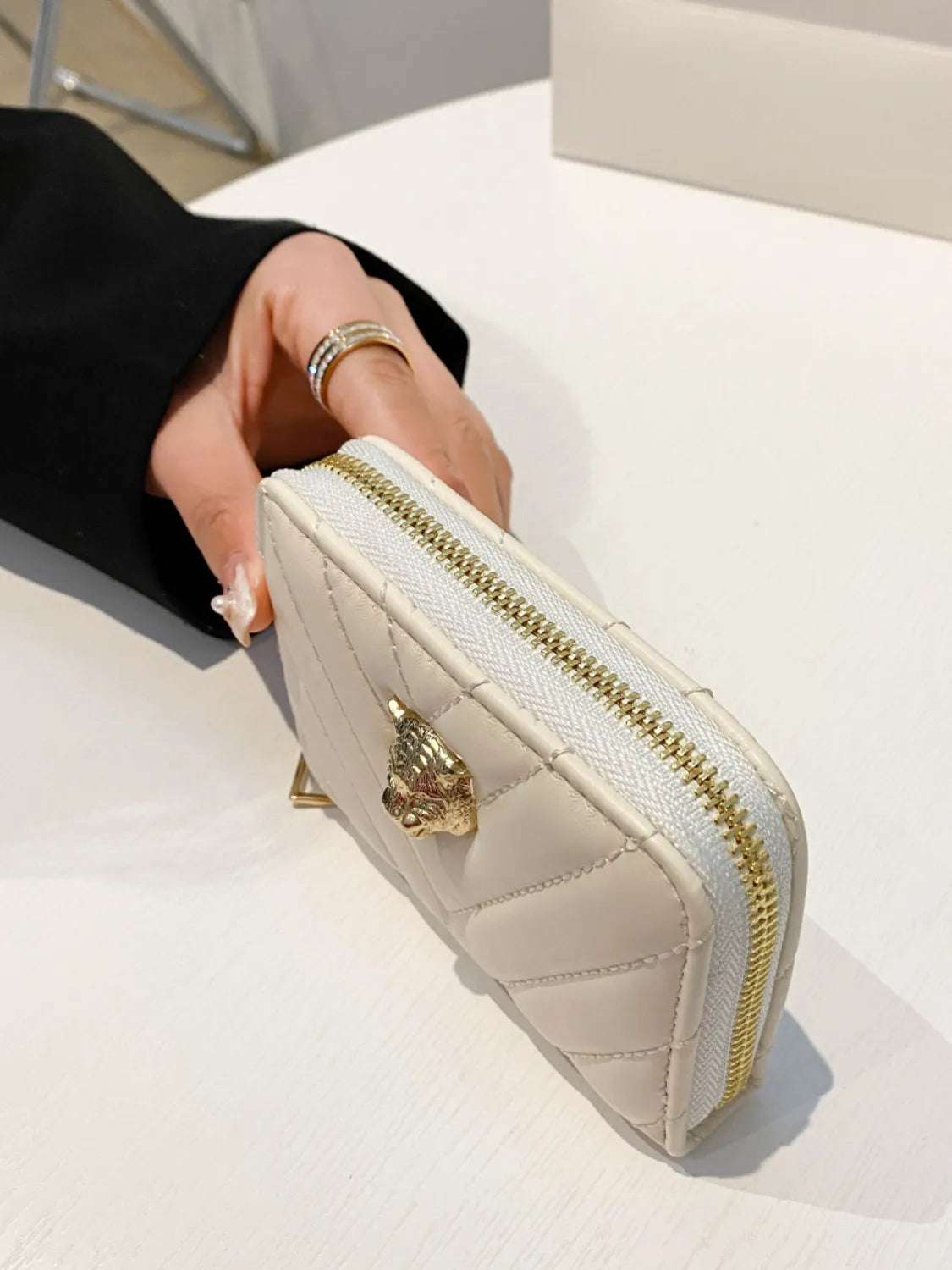 PU leather Solid Color Wallet Secondary image