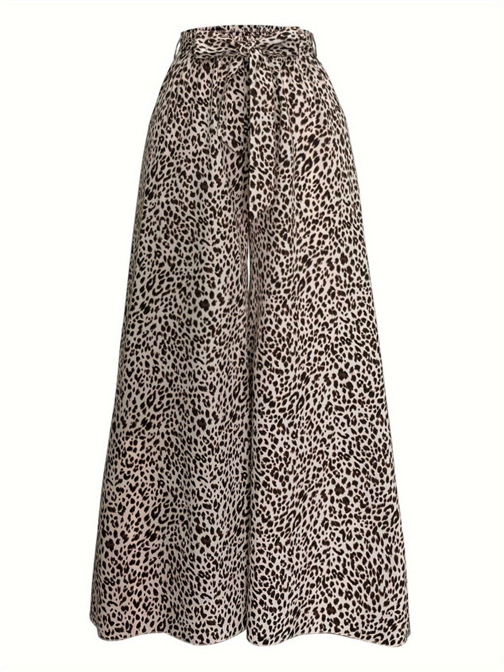 Leopard Wide Leg Pants
