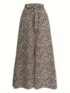 Leopard Wide Leg Pants