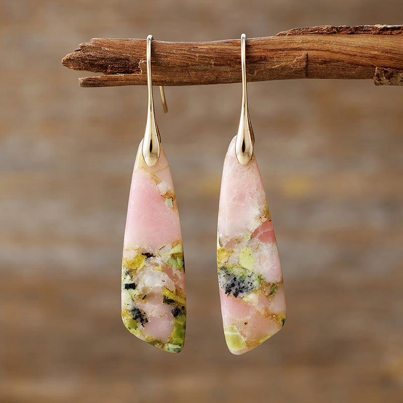 Geometrical Shape Dangle Earrings - felvior