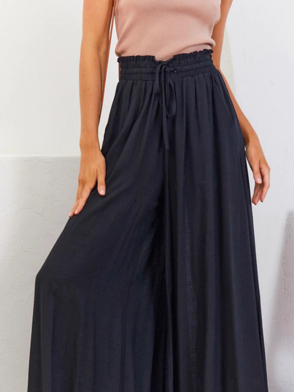 High Waist Wide Leg Pants