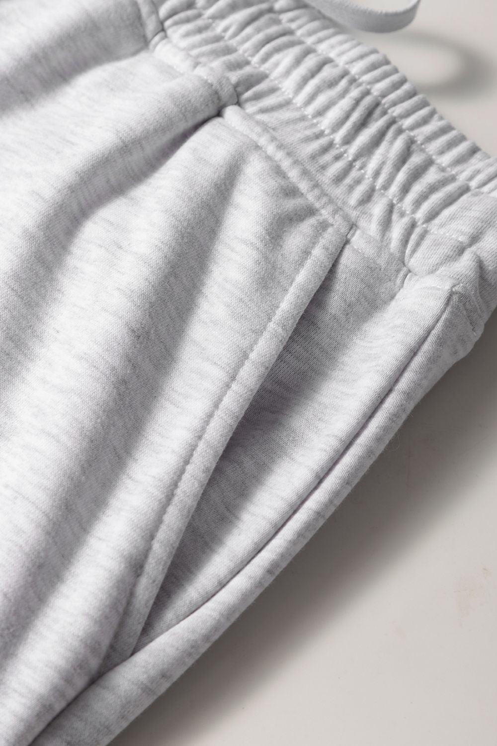 French Terry Drawstring Mini Skort with Pockets