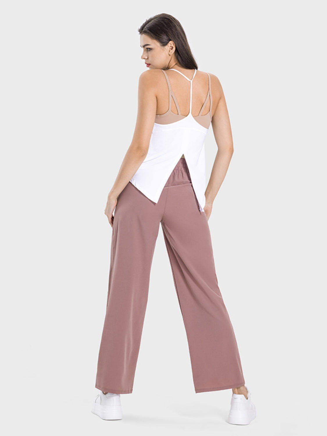 Millennia Drawstring Pocketed Active Pants - felvior