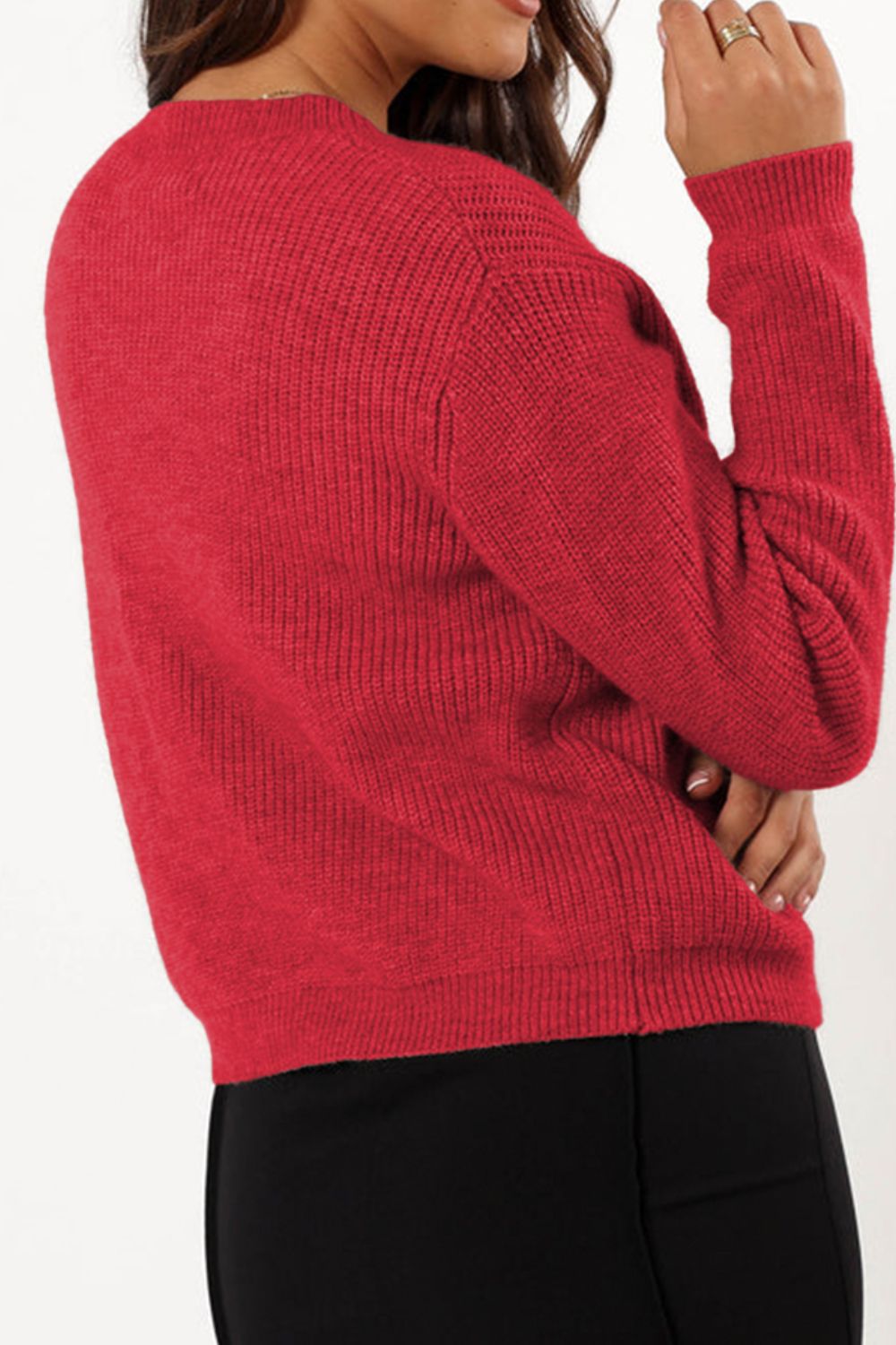 Tied Long Sleeve Cardigan - felvior