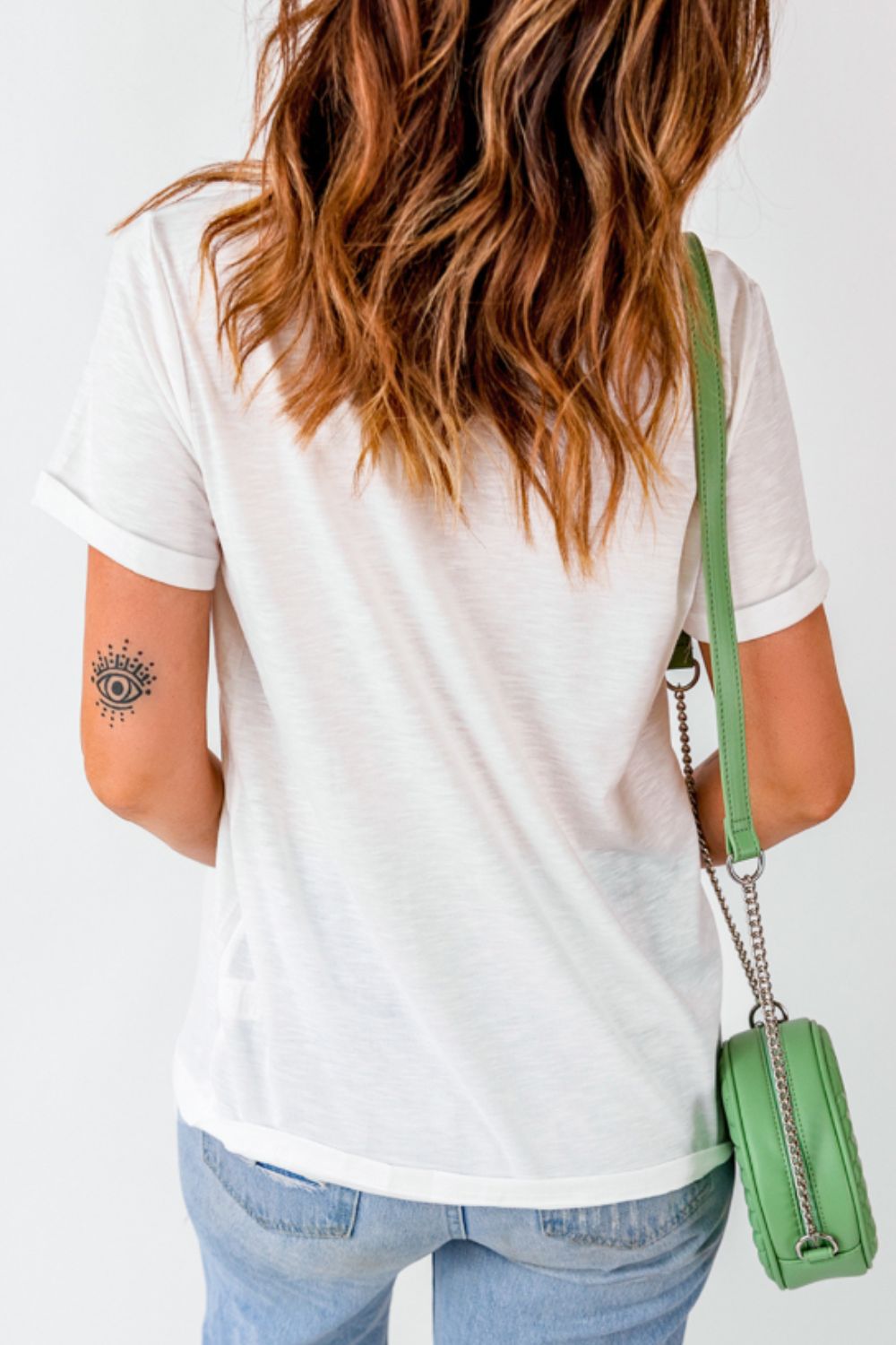 Guitar Crew Neck Short Sleeve T-Shirt